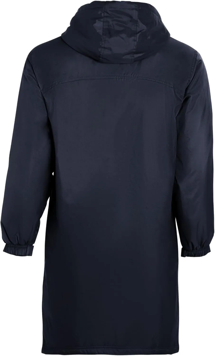 Holloway Men's Conquest Knee-Length Jacket – Warm-Up Wind/Water-Resistant Outerwear, Hooded & Adjustable Fit