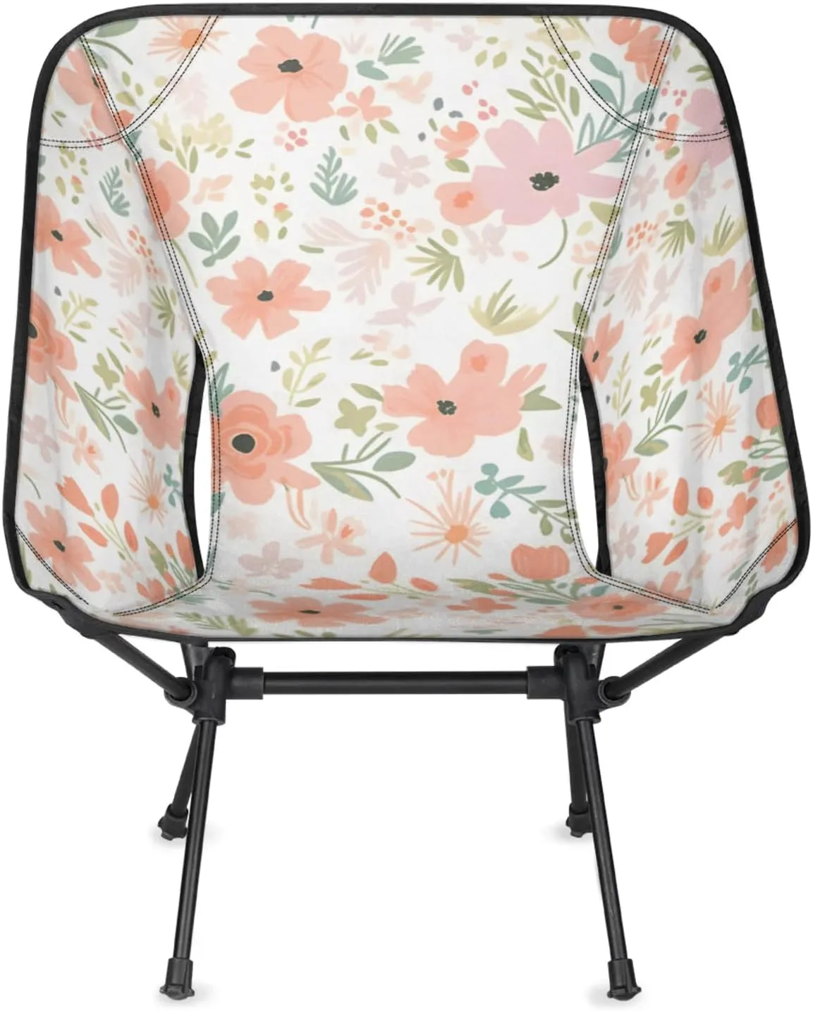 Honeybaby Folding Camping Chair Floral Patterns Camping Chairs Lightweight Portable Chair Outdoor Foldable Chairs for Camping Travel Picnic Beach Hiking