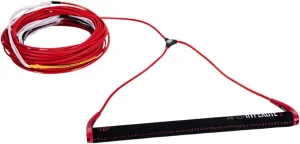Hyperlite Riot Pro Mens Wakeboard Handle W/Flat Line Wakeboard Rope/Handle Combo Red 85ft