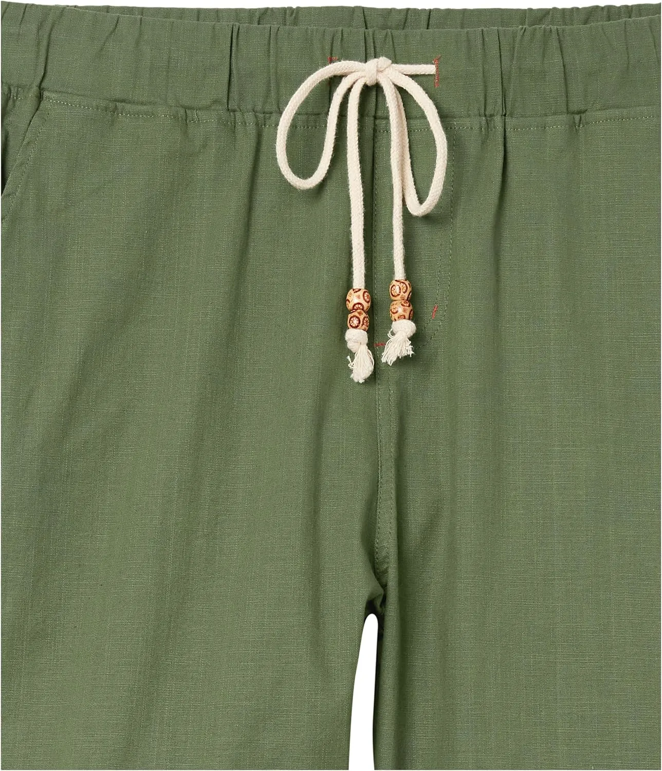 Janmid Men's Linen Shorts Casual Drawstring Summer Beach Shorts for Men