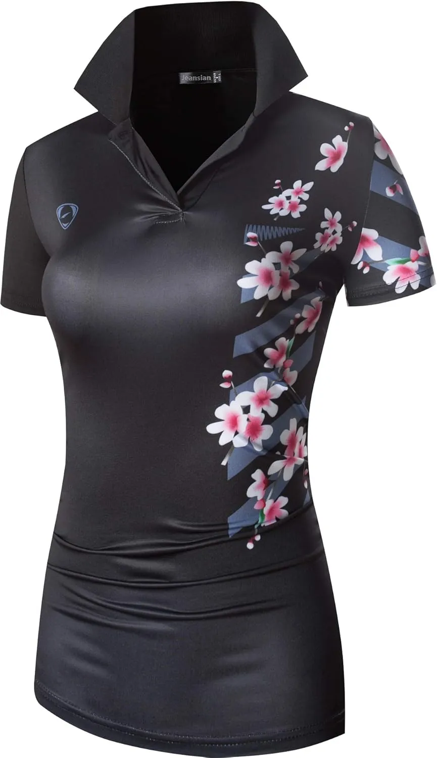 jeansian Women's 3 Packs Outdoor Sport Dry Fit Polo Tee Poloshirt Tshirt Golf TennisT-Shirt SWT251