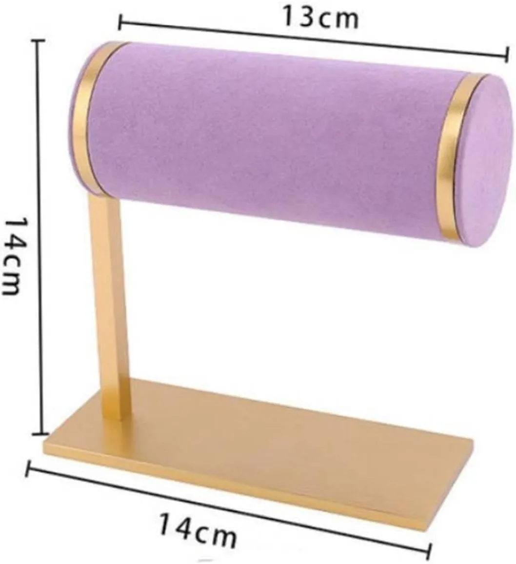 Jewelry Display Stand Jewelry Display Watch Organizer Bracelet Holder Hair Band Rack Portable Velvet Bracelet Scrunchie Organizer Display Stand Jewelry Holder ( Color : Style A5 )