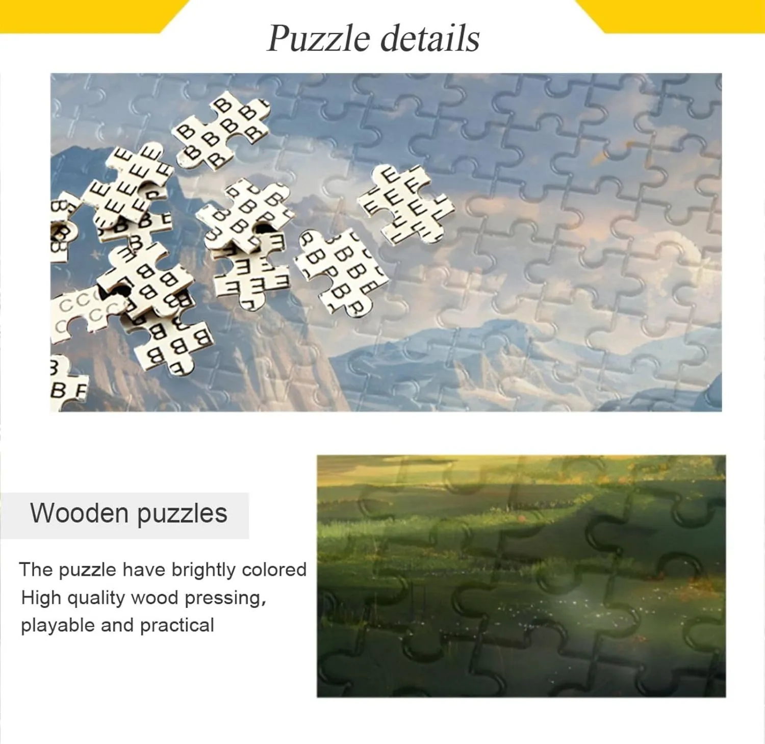 Jigsaw Puzzle for Adults 1000 Pieces, Landscape Tree Grassland Challenging Puzzle for Puzzles Lovers Jigsaw Puzzle for Party Entertainment, Family Games