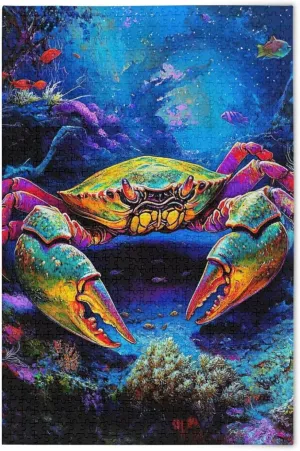 Jigsaw Puzzles Colorful Crab Ocean Fish Puzzles for Adults 1000 Piece Kids Game Toys Gift Home Decor 202b7438