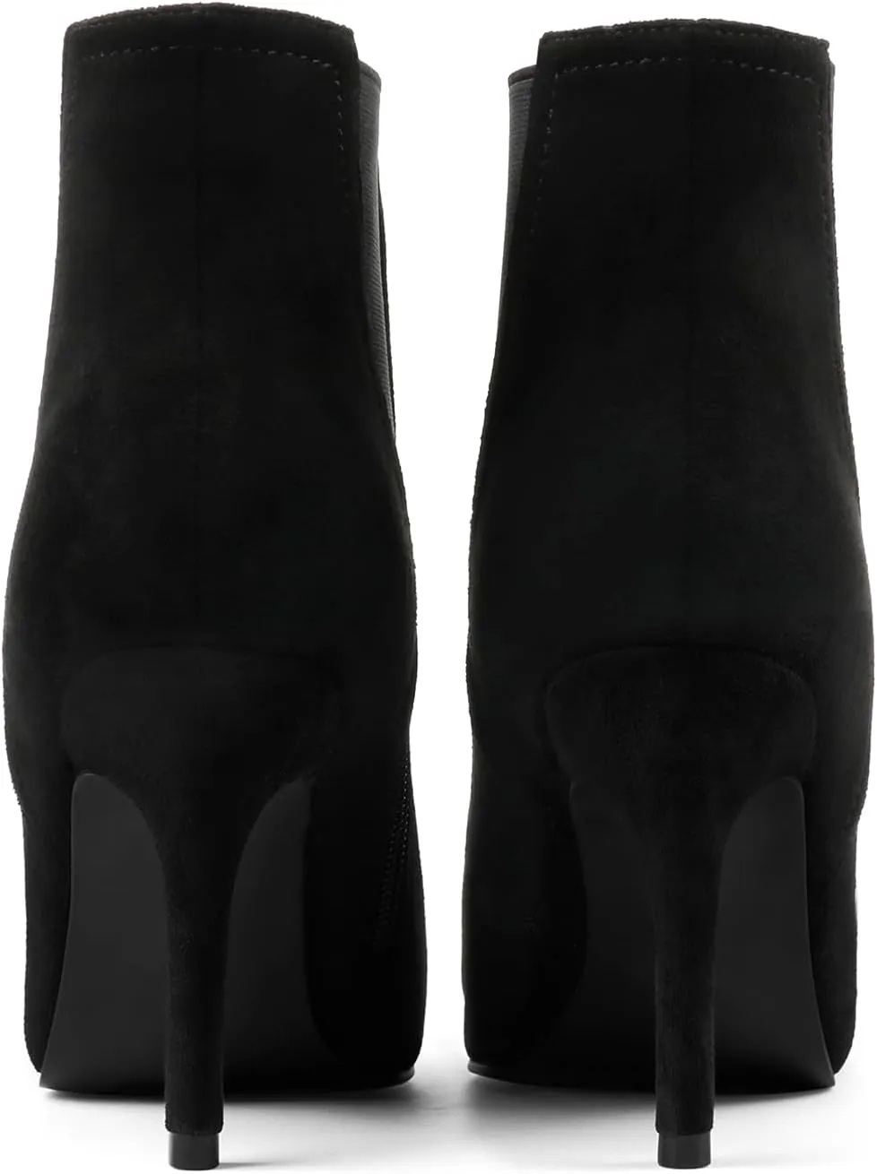 JOY IN LOVE Women's Ankle Boots Middle Heel Pointed Toe Stiletto Boots