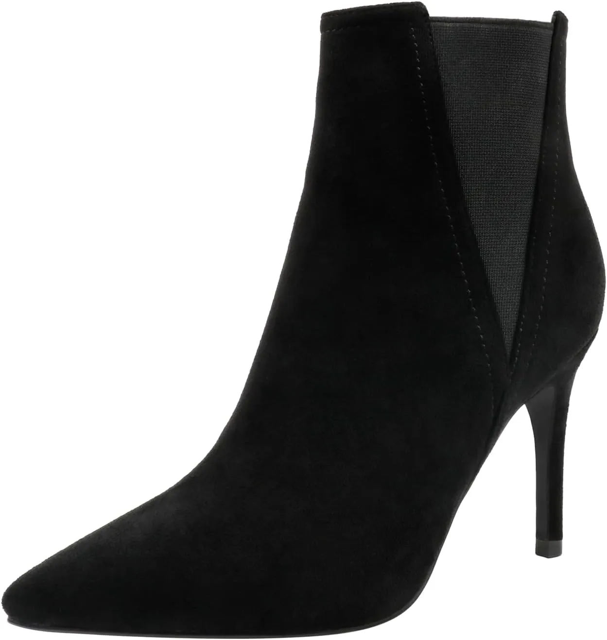 JOY IN LOVE Women's Ankle Boots Middle Heel Pointed Toe Stiletto Boots