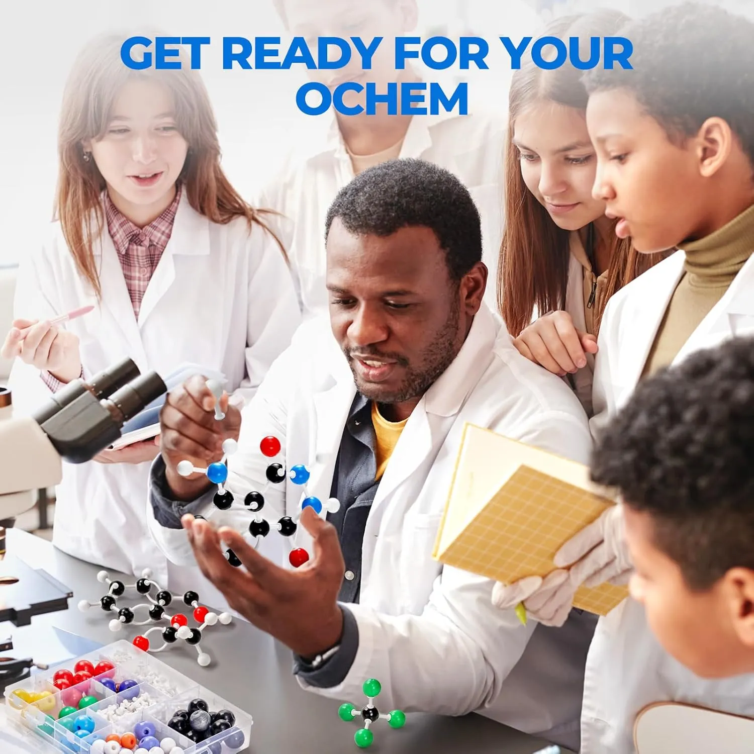 JoyCat Molecular Model Kit (238pcs), Organic Chemistry Molecule Science Gifts for Ochem and Inorganic Students and Teachers