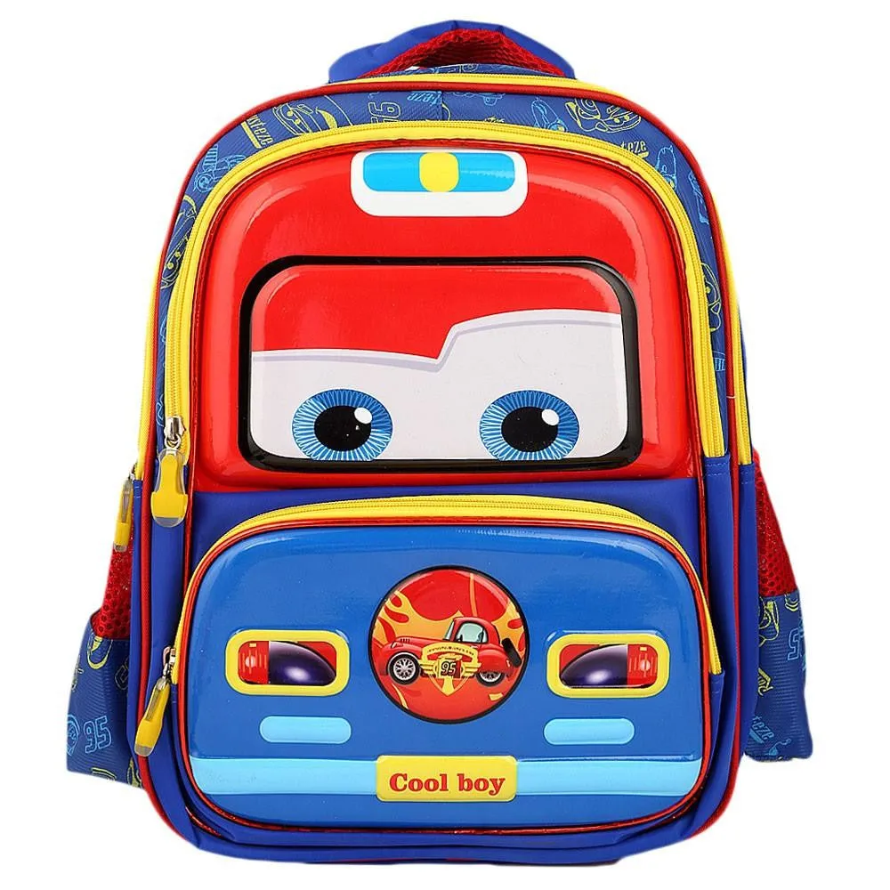 King MC Queen Car School Bag for Kids