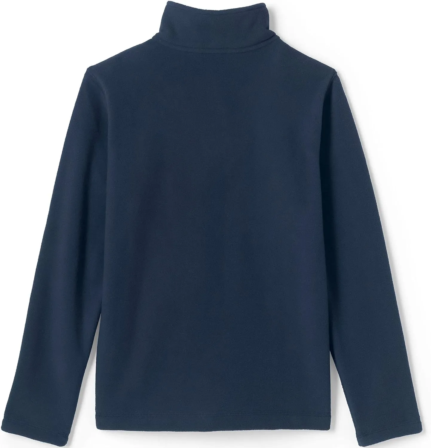 Lands' End School Uniform Kids Lightweight Fleece Quarter Zip Pullover