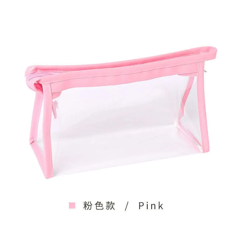 Large Capacity Transparent Stationery Pencil Bag