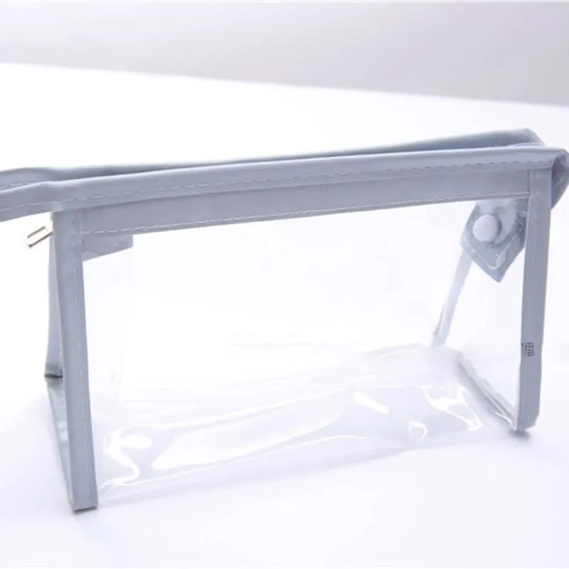 Large Capacity Transparent Stationery Pencil Bag