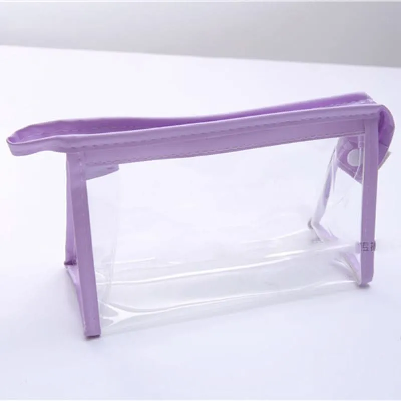 Large Capacity Transparent Stationery Pencil Bag