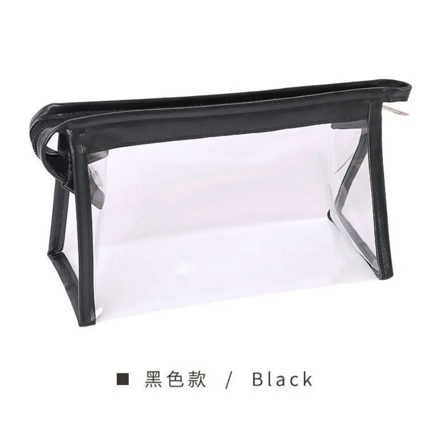 Large Capacity Transparent Stationery Pencil Bag