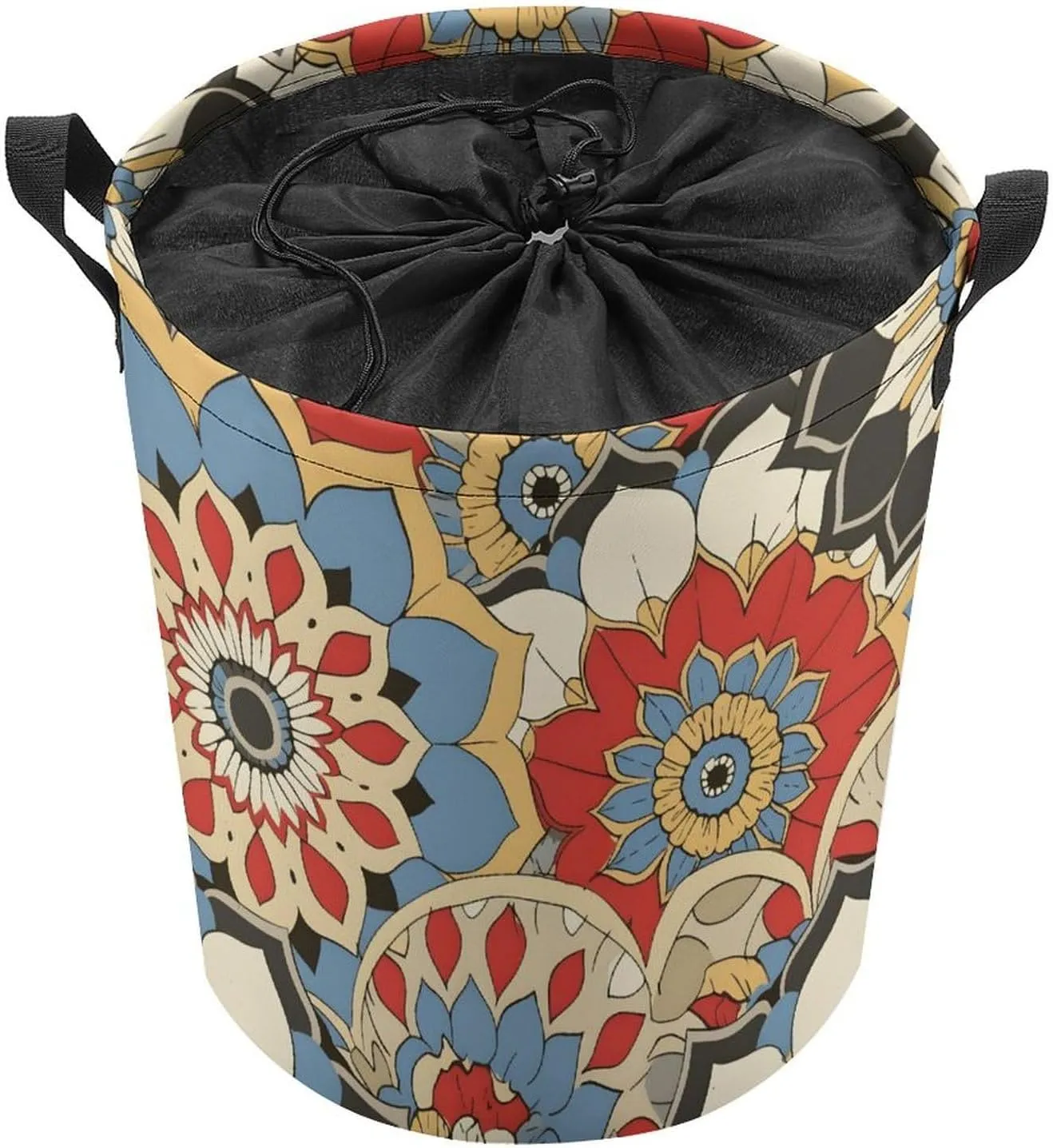 Laundry Hampers, Large Drawstring Laundry Bag, Removable Laundry Bags, Collapsible Storage Bin with Handles for Home Organization, Kids Room, Nursery Rectangle