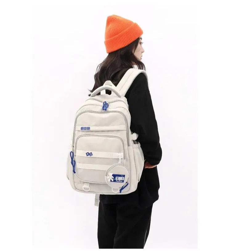 Lightweight Large-Capacity Book Bag – Simple and Stylish for Teenagers