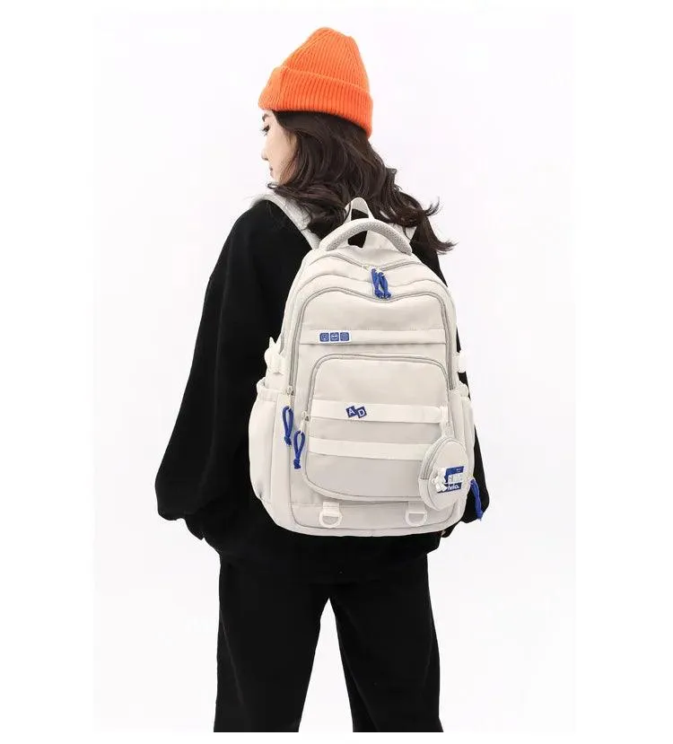 Lightweight Large-Capacity Book Bag – Simple and Stylish for Teenagers