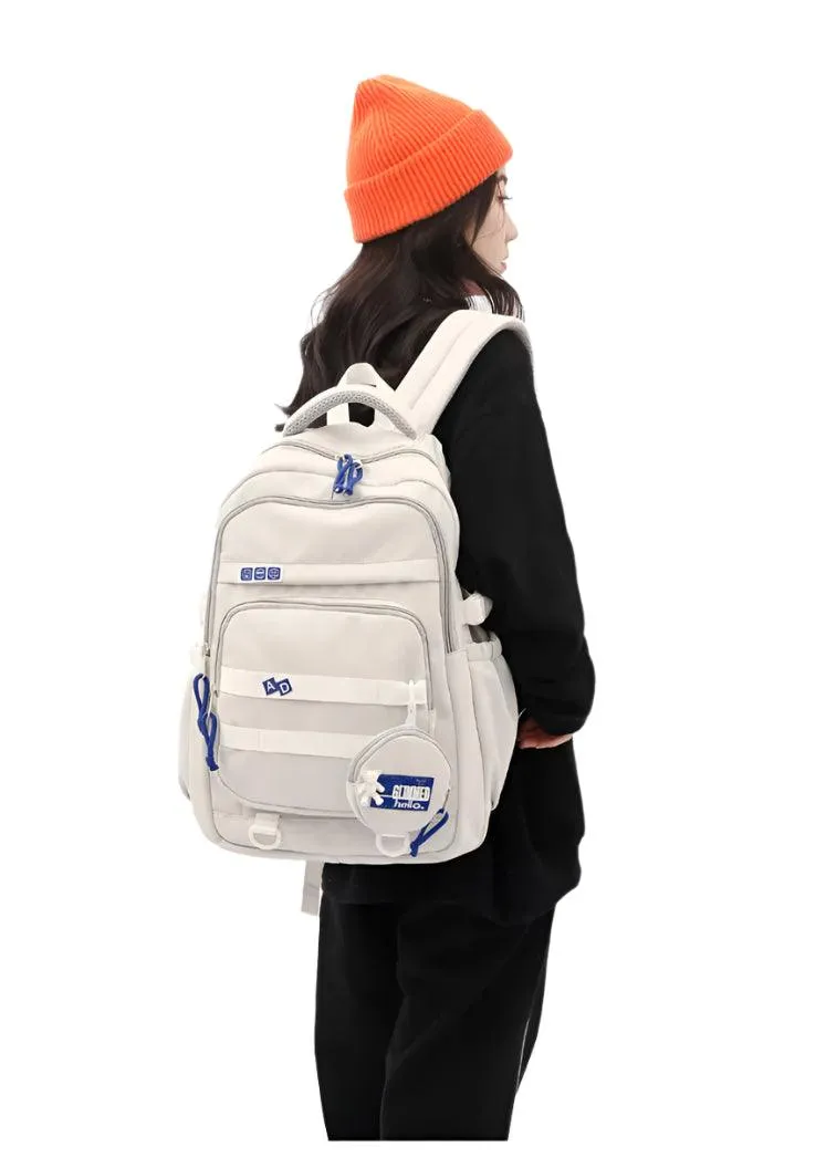 Lightweight Large-Capacity Book Bag – Simple and Stylish for Teenagers