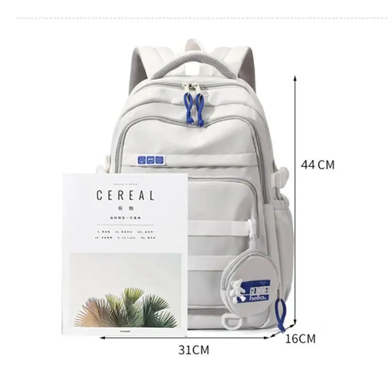 Lightweight Large-Capacity Book Bag – Simple and Stylish for Teenagers
