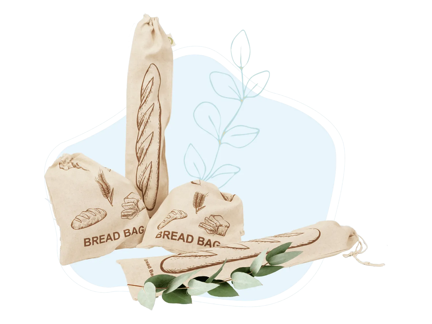 Linen Bread Bags