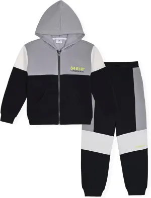 LONDON FOG Boys Fleece Sweatsuit Hoodie and Sweatpants