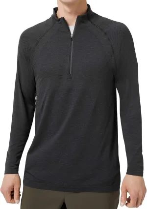 lululemon Mens Metal Vent Tech 1/2 Zip Long Sleeve Shirt