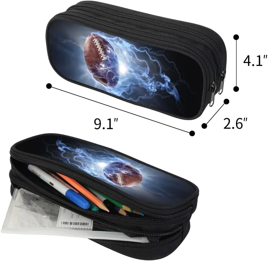 Luminous 3D Print School Backpack Large Capacity Lightweight Students Bookbag for Kids