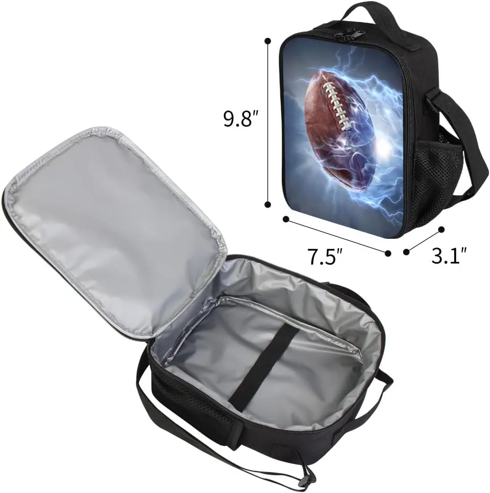 Luminous 3D Print School Backpack Large Capacity Lightweight Students Bookbag for Kids