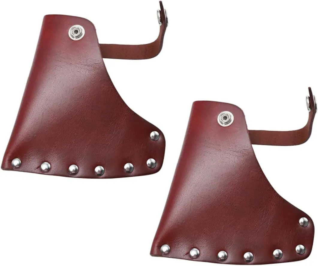 Lurrose 2pcs Professional Hatchet Protective Cover for Outdoor Gear Rustic Design for Camping Functional and Stylish Sleeve for Axes and Hatchets
