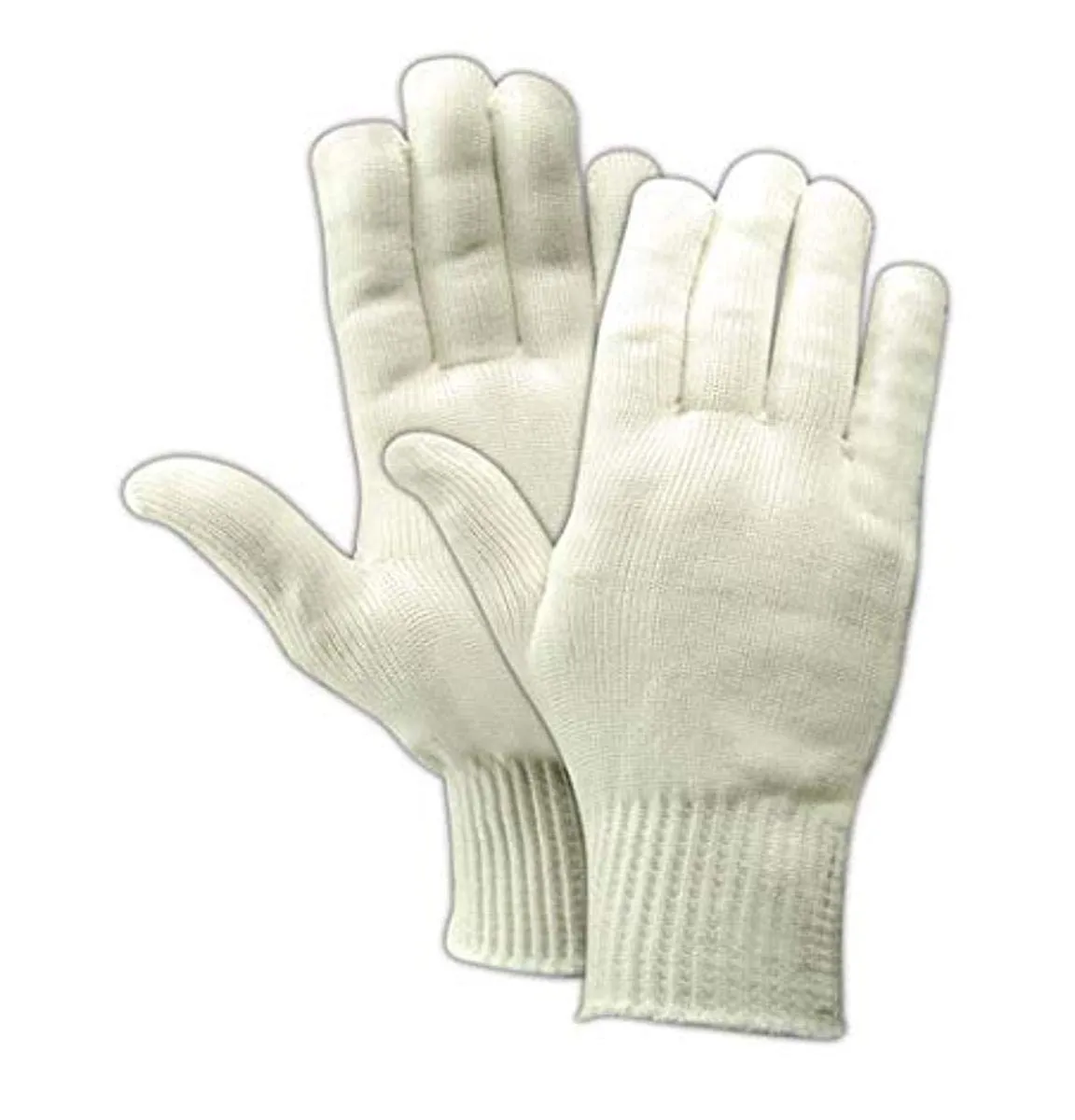 MAGID KnitMaster 13NY Nylon Glove, Knit Wrist Cuff, 9.5" Length, Large (24 Pair)