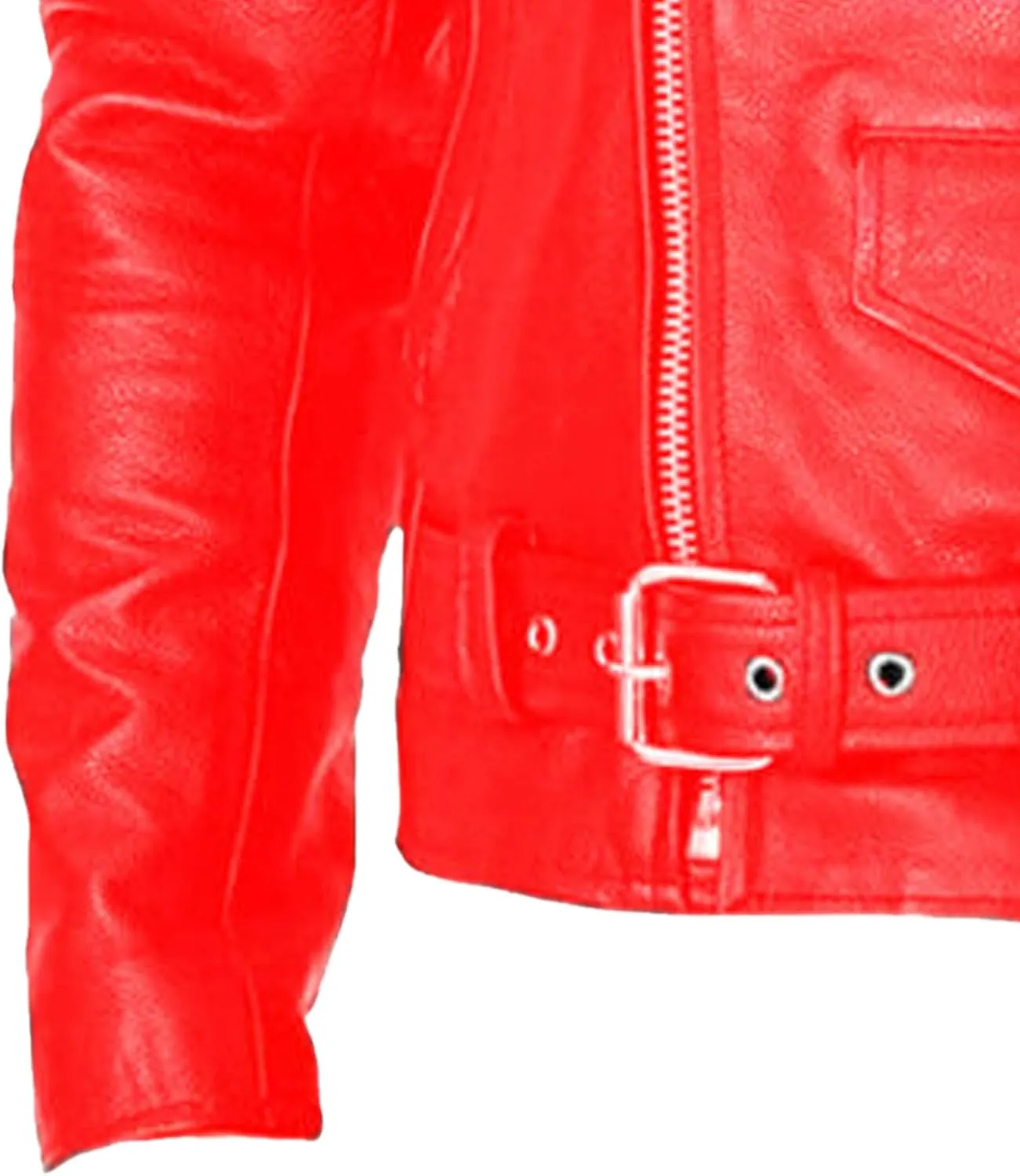 Male Motorcycle Racer Jackets Lapel Asymmetric Zip-Up Coats Casual Belted Motor Jacket All-Weather Riding