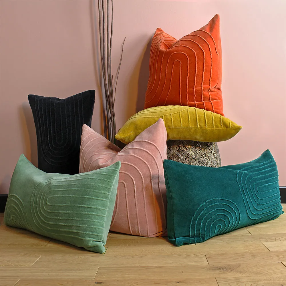 Mangata Soft Velvet Cushion Eucalyptus