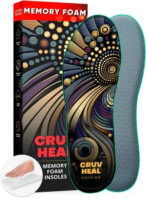Memory Foam Shoe Inserts - for Men and Women - Extra Cushion Insoles - Soft and Comfortable (Men 12.5 - Women 13.5)