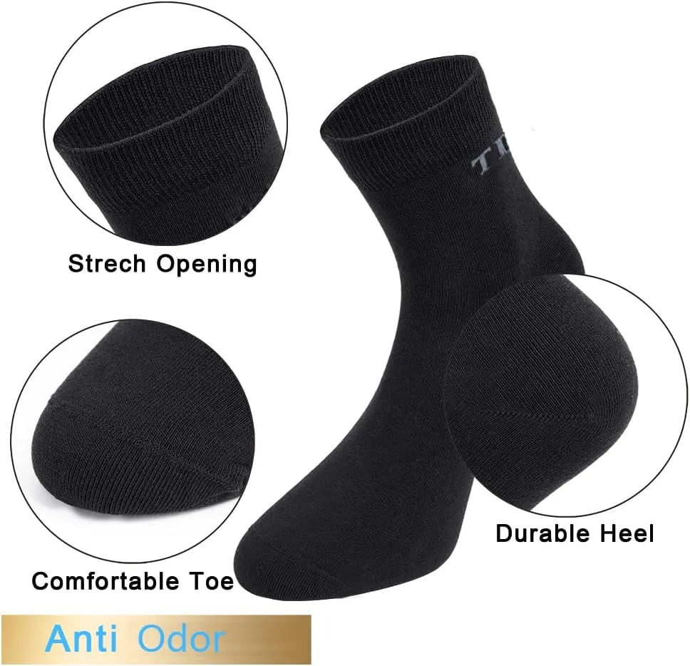 Men's and Women's Anti Odor Anti Stink Deodorant Ankle Quarter Crew Sports Socks for Athletes Foot