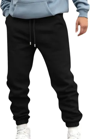 Mens Baggy Sweatpants Lounge Mens Joggers with Pockets Casual Elastic Waist Drawstring Mens Athletic Pants