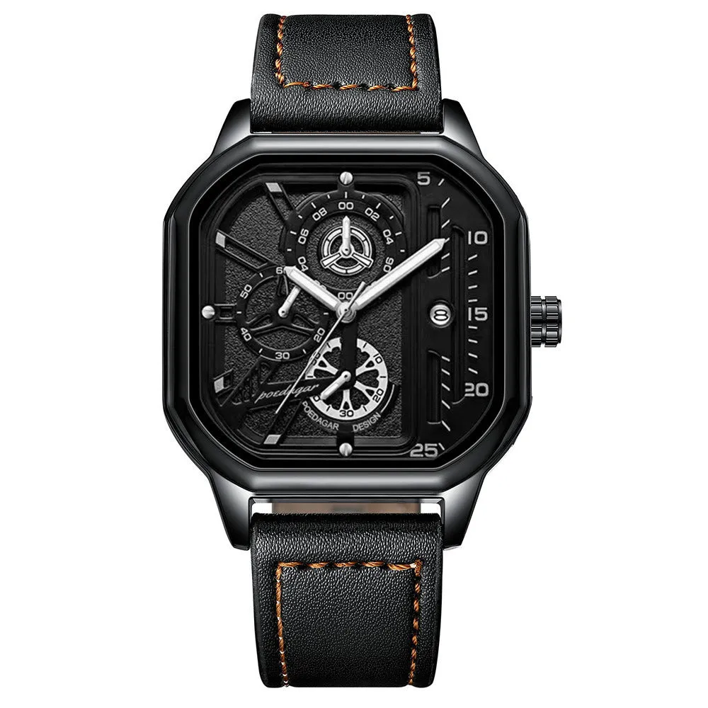 Men's Multi-functional Waterproof Quartz Watch