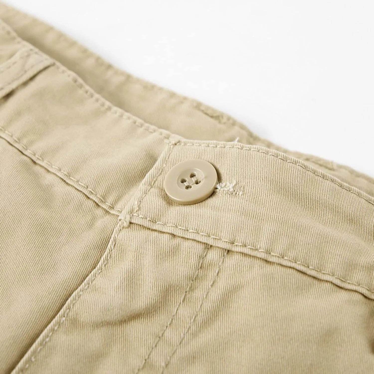 Mens Slim Fit Shorts Casual Cotton Multi Pockets Solid Cargo Shorts Big and Tall Buckle Zipper Tooling Shorts