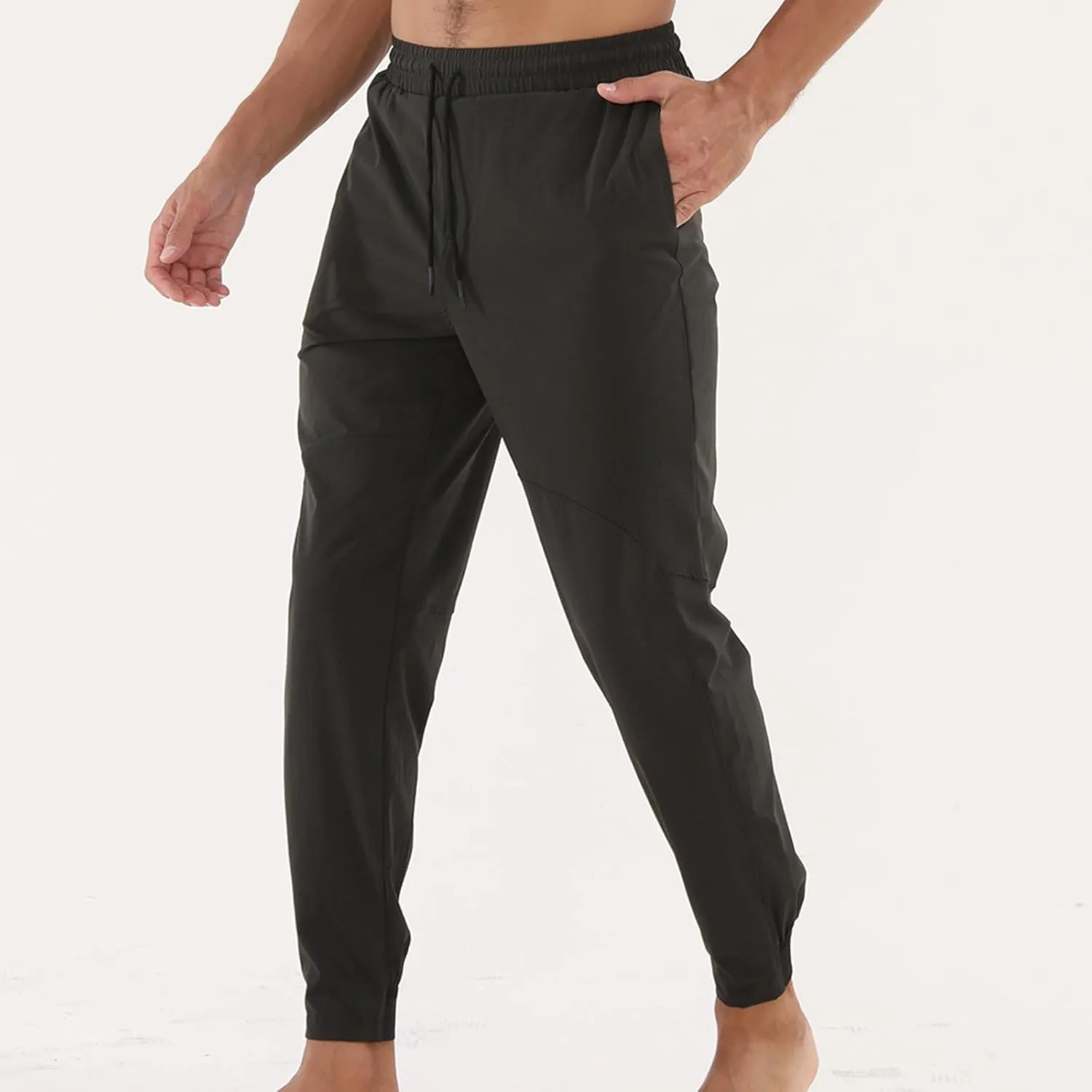 Mens Sweatpants Joggers Mens Sweatpants Tapered Gym Running Workout Pants Athletic Drawstring Joggers with Pockets