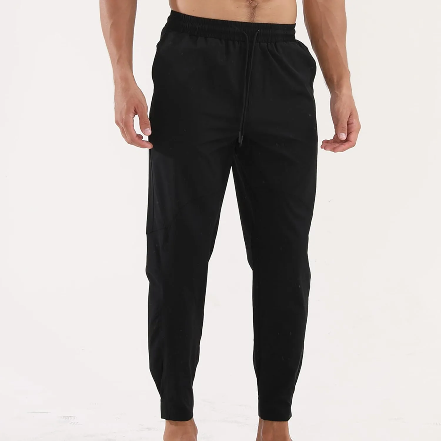 Mens Sweatpants Joggers Mens Sweatpants Tapered Gym Running Workout Pants Athletic Drawstring Joggers with Pockets