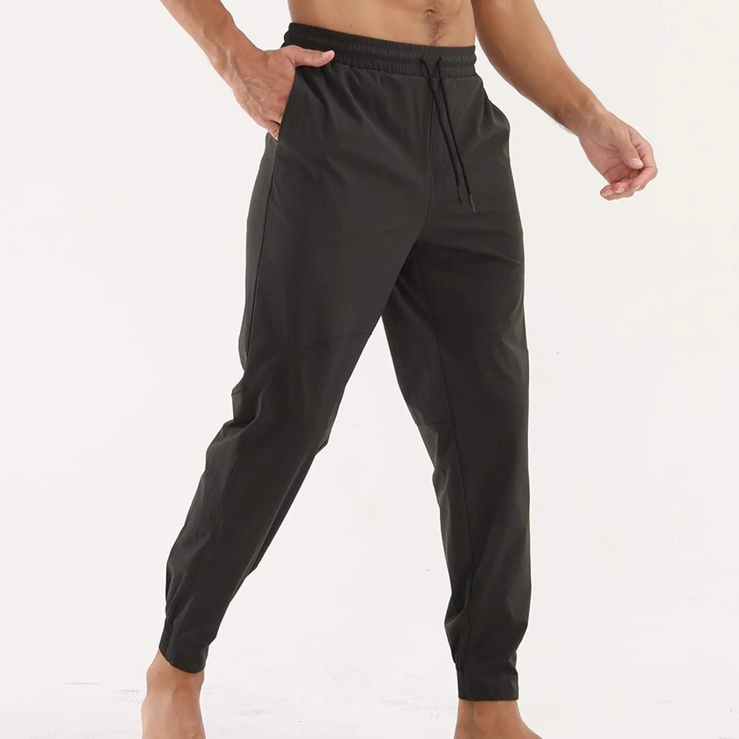 Mens Sweatpants Joggers Mens Sweatpants Tapered Gym Running Workout Pants Athletic Drawstring Joggers with Pockets