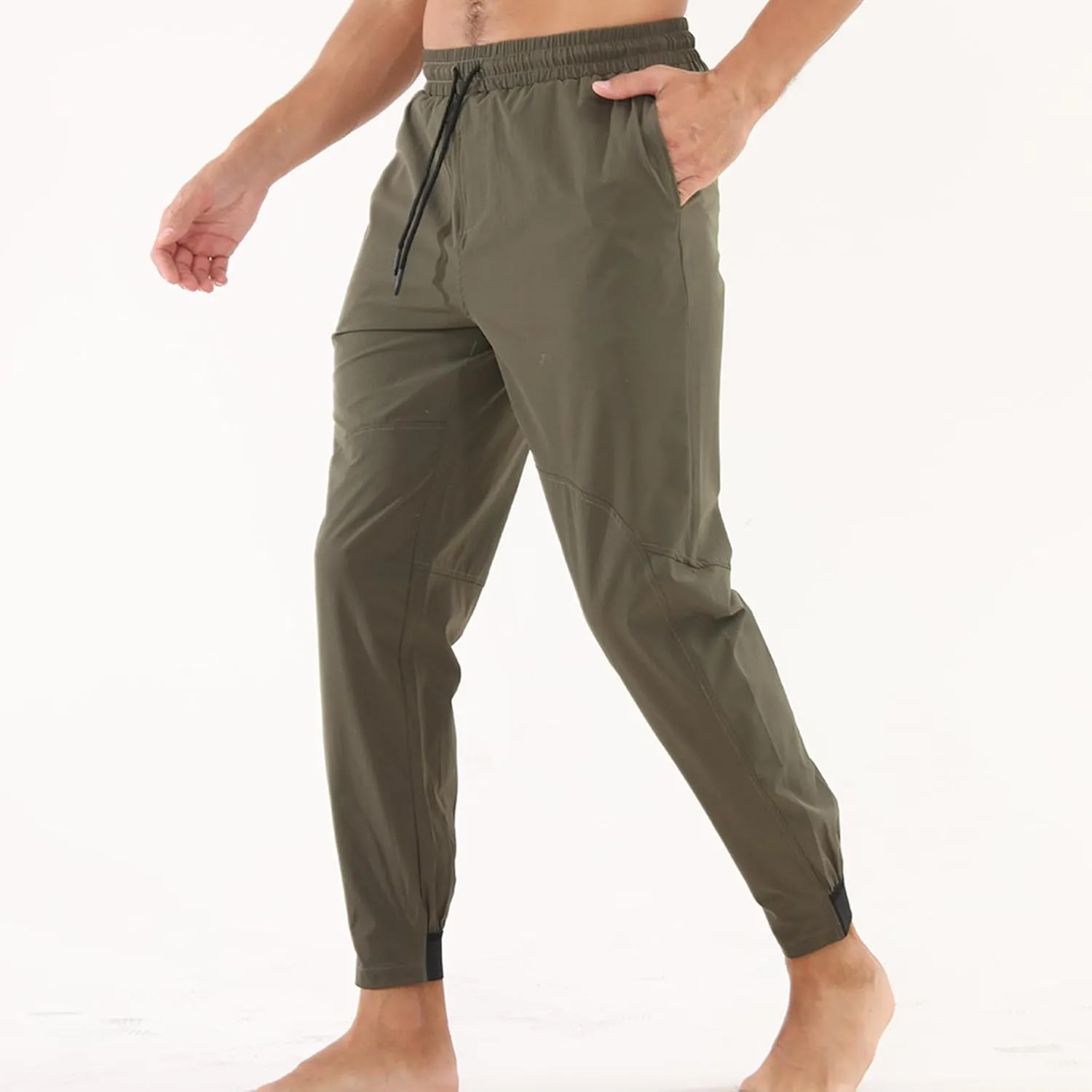 Mens Sweatpants Joggers Mens Sweatpants Tapered Gym Running Workout Pants Athletic Drawstring Joggers with Pockets