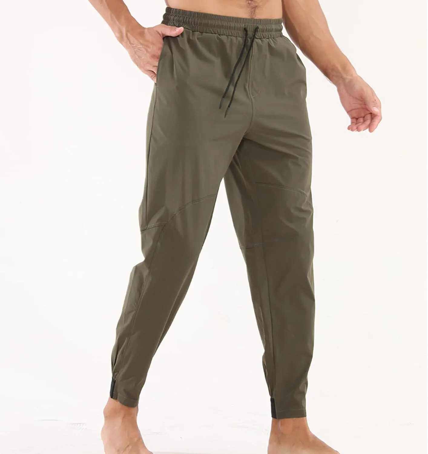 Mens Sweatpants Joggers Mens Sweatpants Tapered Gym Running Workout Pants Athletic Drawstring Joggers with Pockets
