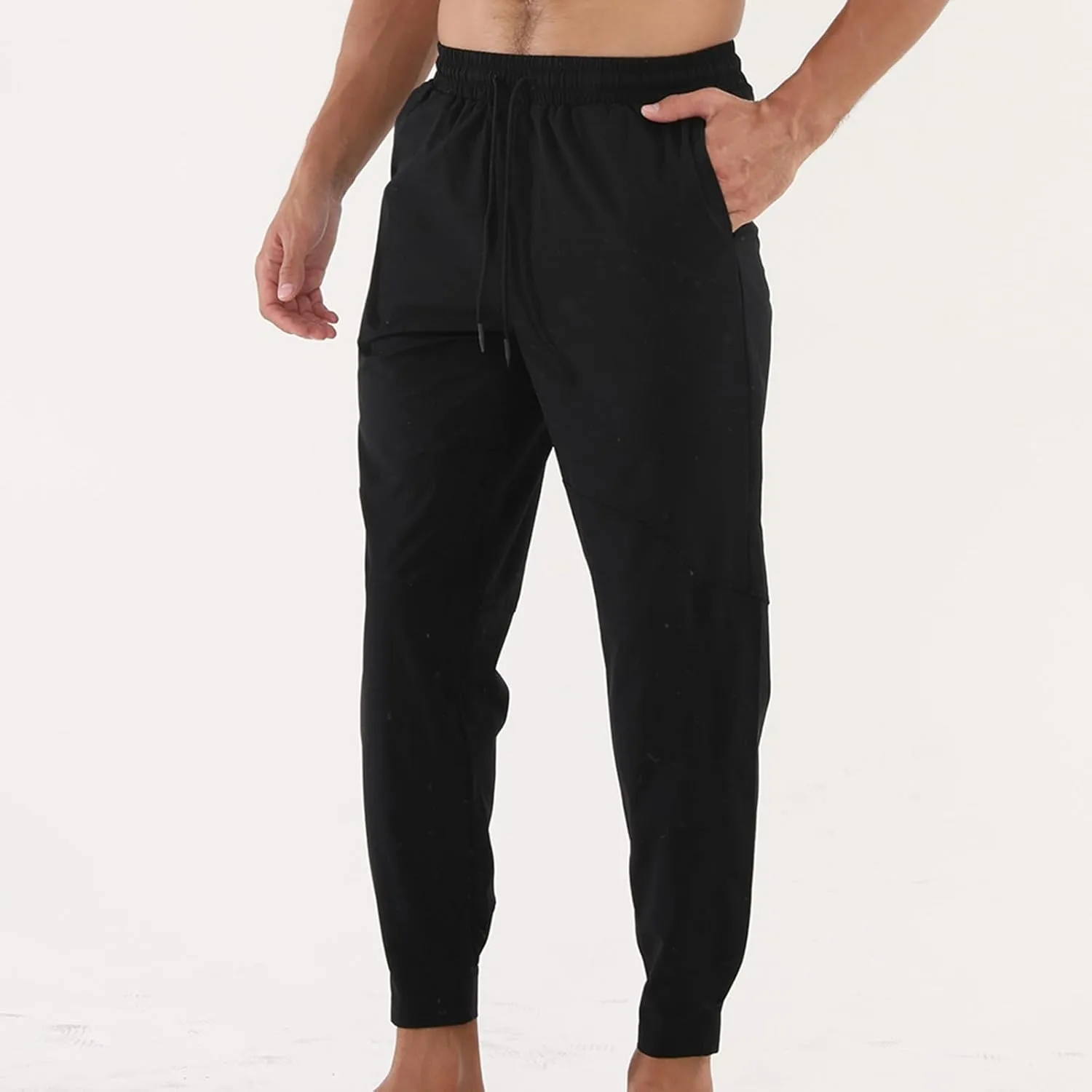 Mens Sweatpants Joggers Mens Sweatpants Tapered Gym Running Workout Pants Athletic Drawstring Joggers with Pockets