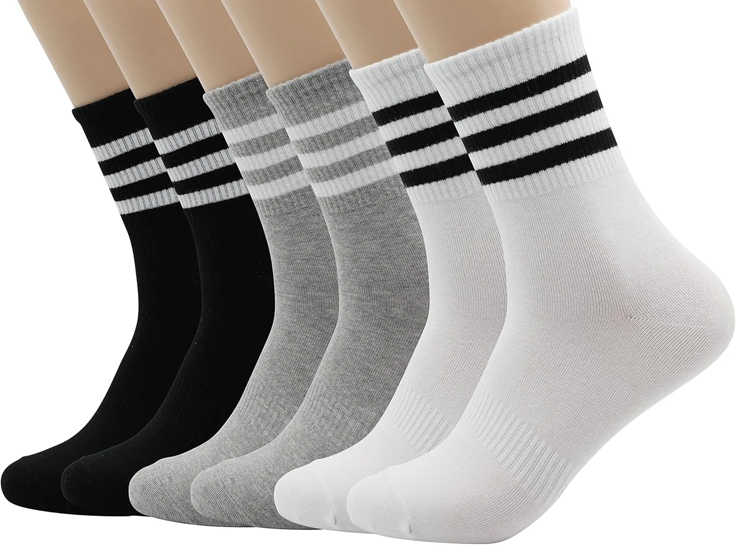 MK SOCKS Cotton Athletic Sports Running Retro Cute Matching School Crew Socks For Men/Women
