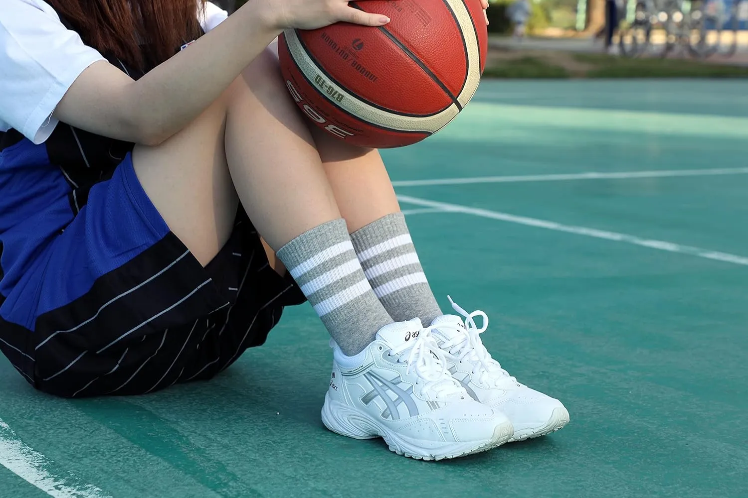 MK SOCKS Cotton Athletic Sports Running Retro Cute Matching School Crew Socks For Men/Women