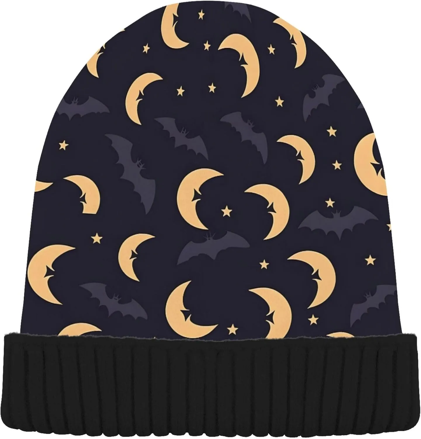 MNSRUU Black Beanie Hat Abstract Art Diamond Beanie Hat for Men Women Beanie Cap Roll-up Edge Skullcap