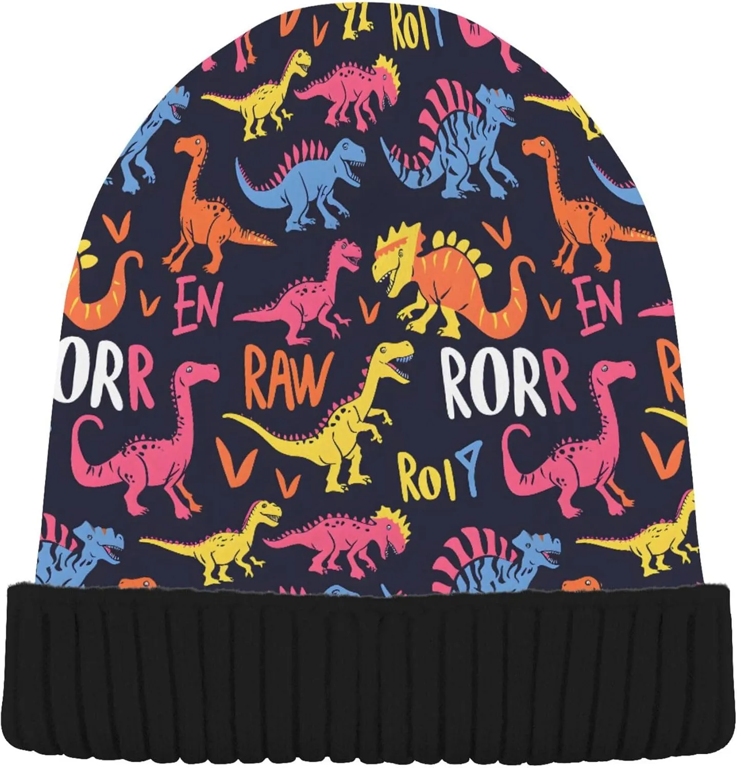 MNSRUU Black Beanie Hat Abstract Art Diamond Beanie Hat for Men Women Beanie Cap Roll-up Edge Skullcap