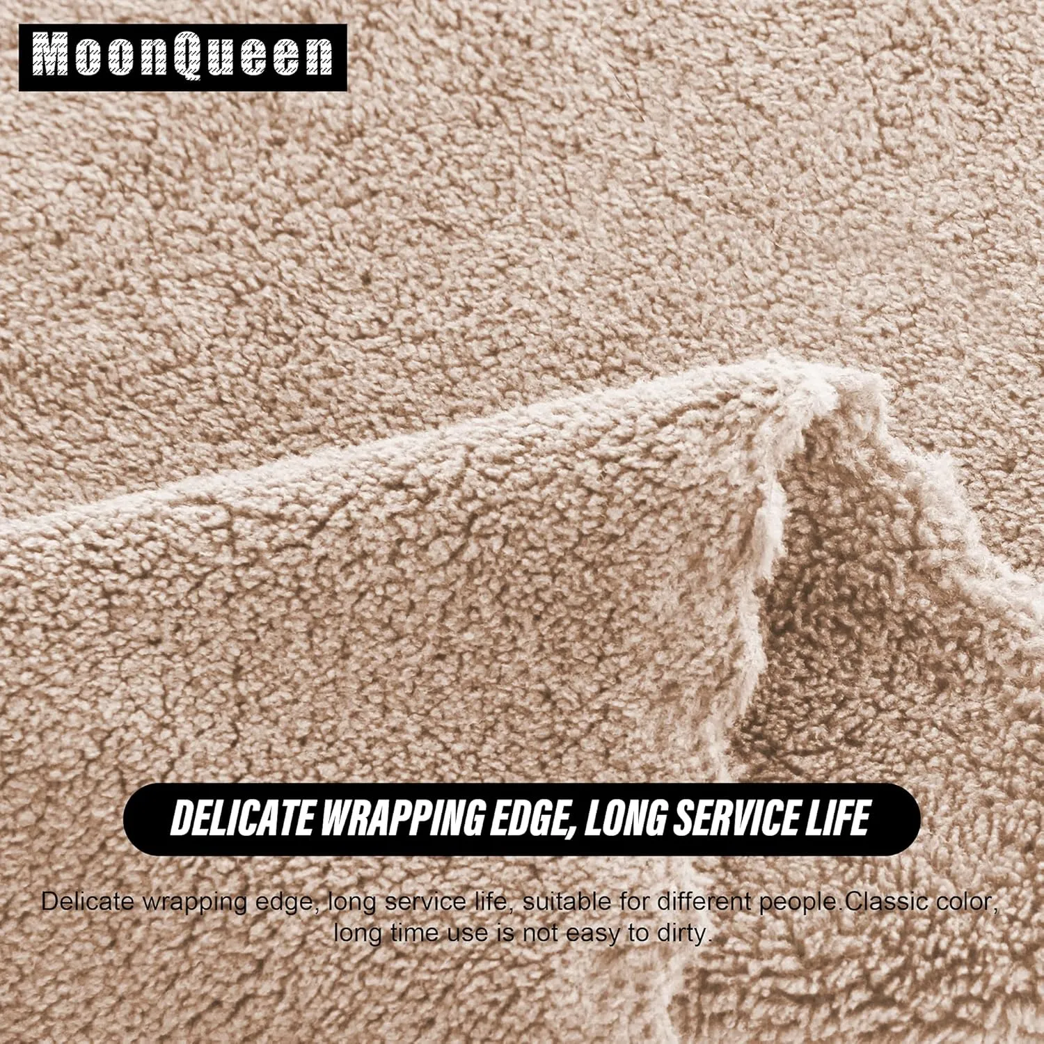 MOONQUEEN Ultra Soft Premium Washcloths Set - 12 x 12 inches - 72 Pack - Quick Drying - Highly Absorbent Coral Velvet Bathroom Wash Clothes (Brown)