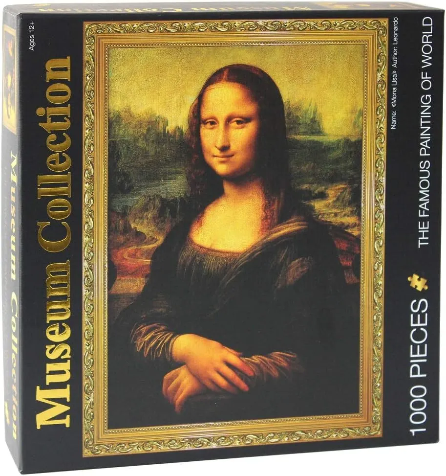 Moruska Mona Lisa by Leonardo da Vinci Jigsaw Puzzle 1000 Piece Puzzles for Adults Teens