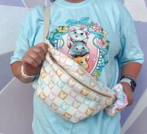 Multi Colored Checkered LARGE Fanny Pack