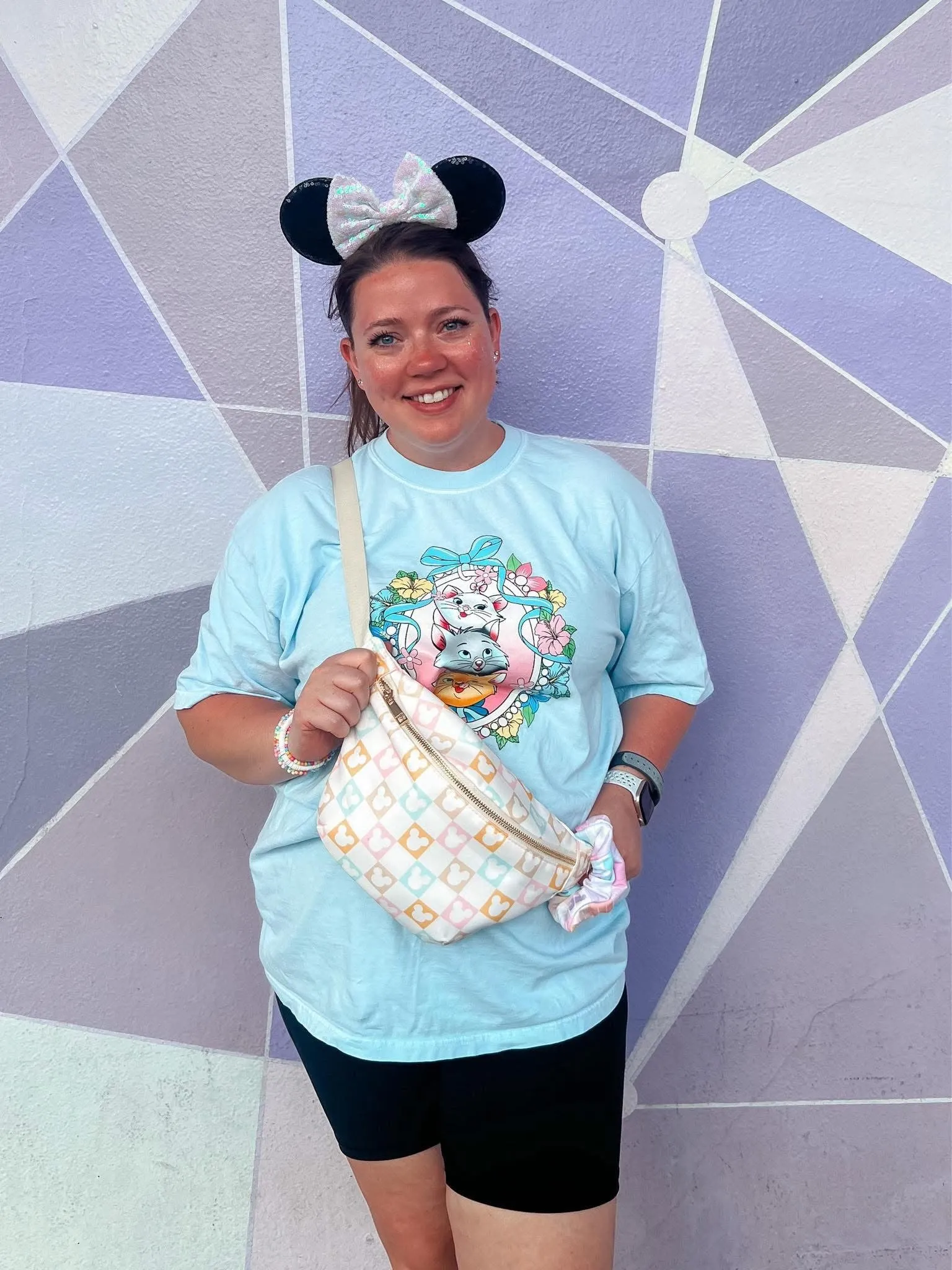Multi Colored Checkered LARGE Fanny Pack